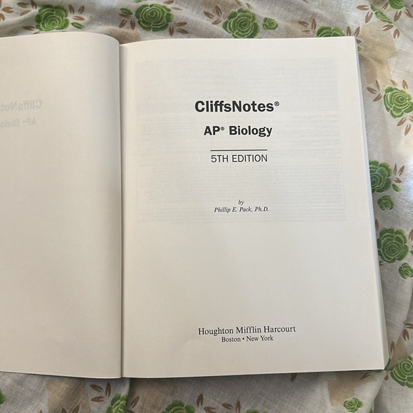 AP Biology CliffsNotes 5th edition - Picture 3 of 3